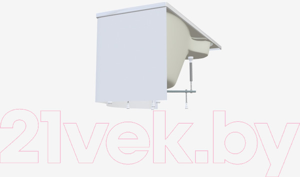 Изображение товара Ванна акриловая 1Марка Gracia 170x100 R (с каркасом и экраном)