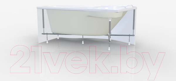 Изображение товара Ванна акриловая 1Марка Gracia 170x100 R (с каркасом)