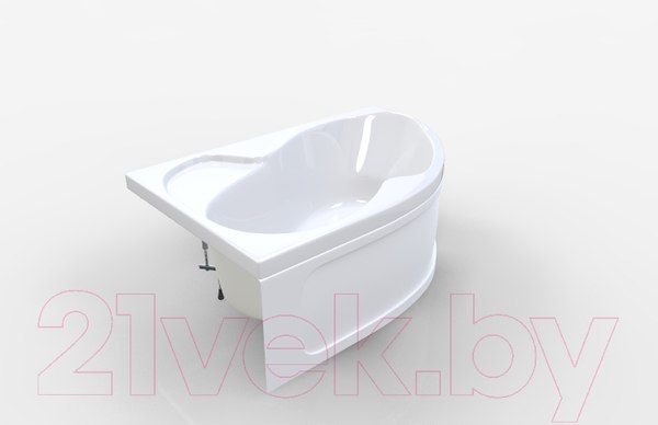 Изображение товара Ванна акриловая 1Марка Aura 150x105 L (с каркасом и экраном)