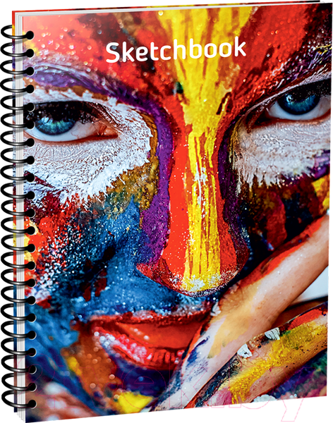 Изображение товара Скетчбук Попурри Красочное лицо