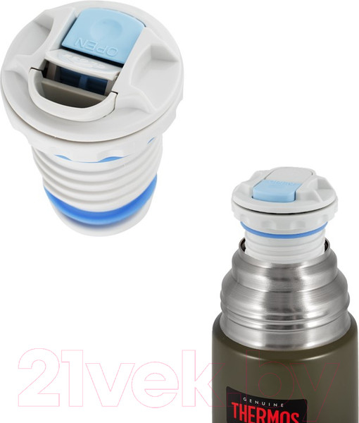 Изображение товара Термос для напитков Thermos FBB-750AG / 673466 (750мл, армейский зеленый)