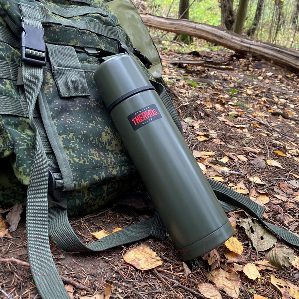 Изображение товара Термос для напитков Thermos FBB-750AG / 673466 (750мл, армейский зеленый)