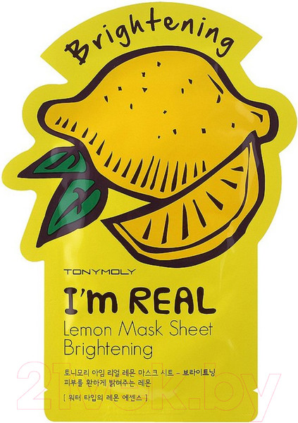 Изображение товара Маска для лица тканевая Tony Moly I`m Real Lemon Mask Sheet Brightening (21мл)