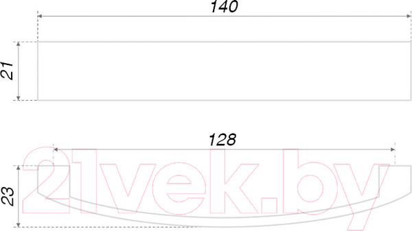 Изображение товара Ручка для мебели Boyard RS191BSN.4/128