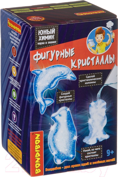 Изображение товара Набор для опытов Bondibon Японские опыты. Фигурные кристаллы / ВВ4721