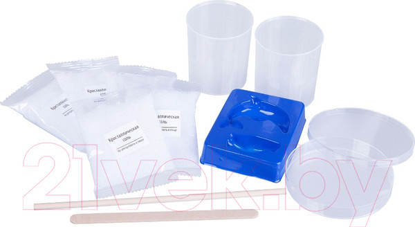 Изображение товара Набор для опытов Bondibon Японские опыты. Фигурные кристаллы / ВВ4721