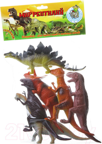 Изображение товара Набор фигурок игровых Bondibon Ребятам о зверятах / ВВ1617