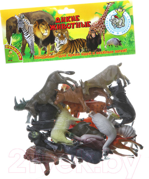 Изображение товара Набор фигурок игровых Bondibon Ребятам о зверятах / ВВ1613