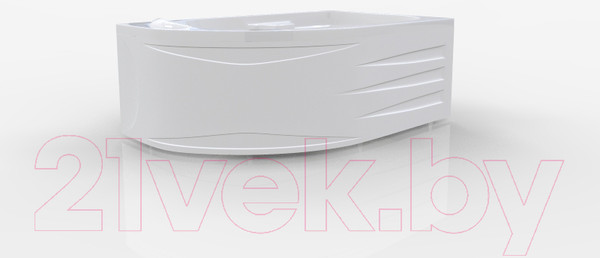 Изображение товара Ванна акриловая 1Марка Diana 170x105 L (с каркасом и экраном)