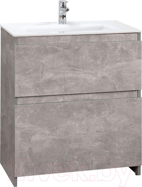 Изображение товара Тумба с умывальником Belux Сидней-Женева Н60-02 (31, бетон Чикаго/светло-серый)