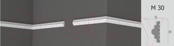 Изображение товара Плинтус потолочный Де Багет XPS Polymer M 30