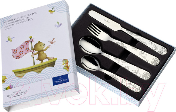 Изображение товара Набор столовых приборов Villeroy & Boch Happy as a Bear / 12-6530-2091 (4пр)