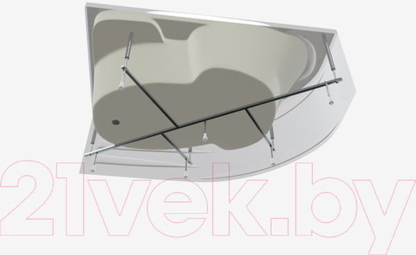 Изображение товара Ванна акриловая 1Марка Diana 160x100 L (с каркасом)
