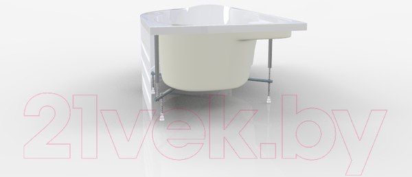 Изображение товара Ванна акриловая 1Марка Diana 160x100 L (с каркасом и экраном)