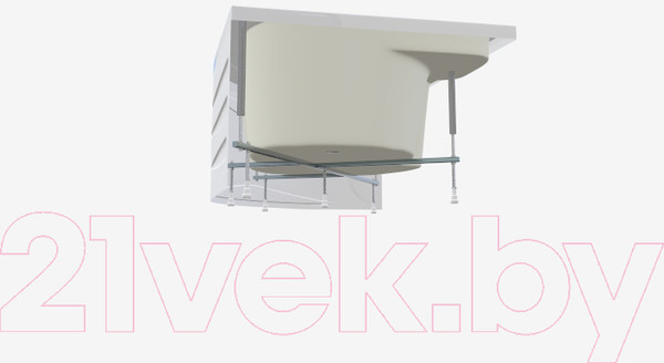 Изображение товара Ванна акриловая 1Марка Diana 160x100 R (с каркасом)