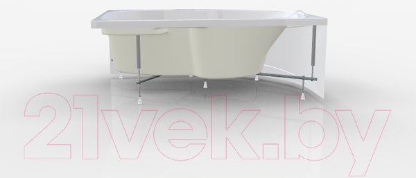 Изображение товара Ванна акриловая 1Марка Diana 160x100 R (с каркасом и экраном)