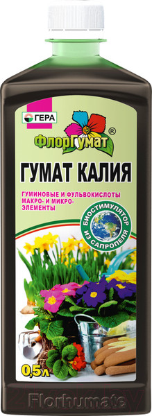 Изображение товара Удобрение Гера ФлорГумат Гумат Калия (500мл)