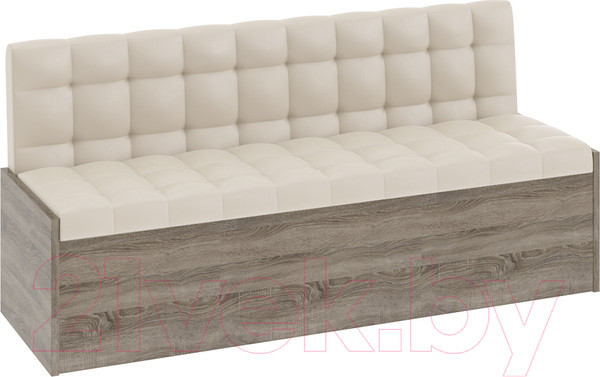 Изображение товара Скамья кухонная мягкая ТриЯ Форест (дуб сонома трюфель/кожзам бежевый)