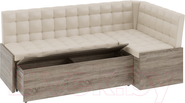 Изображение товара Уголок кухонный мягкий ТриЯ Форест (дуб сонома трюфель/кожзам бежевый)