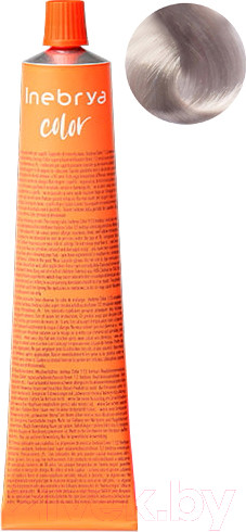 Изображение товара Крем-краска для волос Inebrya На семенах льна и алоэ вера (100мл, серебристый)