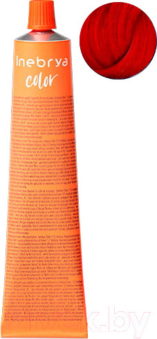 Изображение товара Крем-краска для волос Inebrya На семенах льна и алоэ вера  (100мл, корректор красный)
