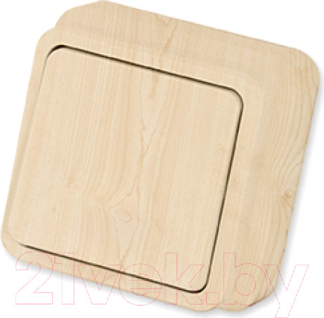 Изображение товара Выключатель Gunsan Misya 01 05 23 00 100 101 (клен)