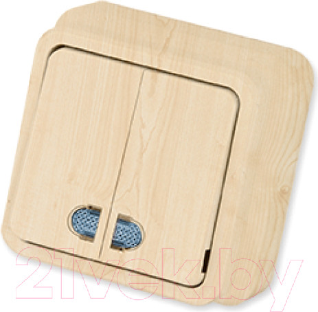 Изображение товара Выключатель Gunsan Misya 01 05 23 00 100 104 (клен)
