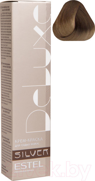 Крем-краска для волос Estel De Luxe Silver 8/71 (светло-русый коричнево-пепельный)