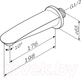Изображение товара Излив AM.PM Like F8070000