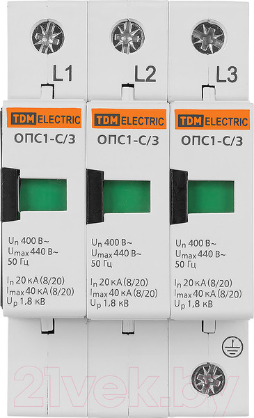 Изображение товара Ограничитель перенапряжения TDM SQ0201-0007