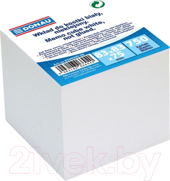 Изображение товара Блок для записей Q-Connect Memo Cube 8309000-09 (белый)