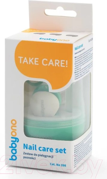 Изображение товара Маникюрный набор детский BabyOno 398/01 (мятный)