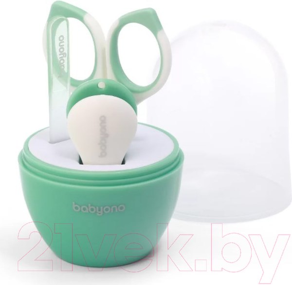 Изображение товара Маникюрный набор детский BabyOno 398/01 (мятный)