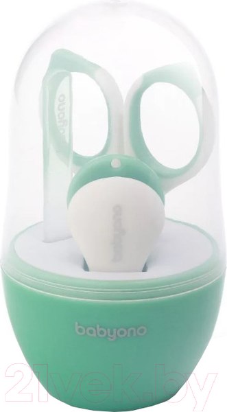 Изображение товара Маникюрный набор детский BabyOno 398/01 (мятный)