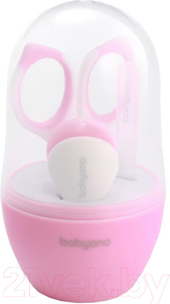 Изображение товара Маникюрный набор детский BabyOno 398/02 (розовый)