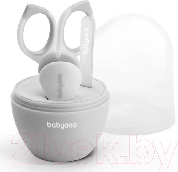 Изображение товара Маникюрный набор детский BabyOno 398/03 (серый)