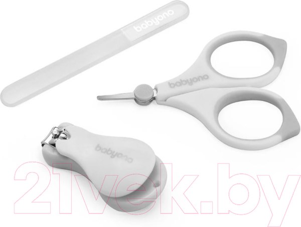 Изображение товара Маникюрный набор детский BabyOno 398/03 (серый)