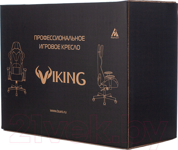 Изображение товара Кресло геймерское Бюрократ Zombie Viking 5 Aero Black Edition (искусственная кожа черный)