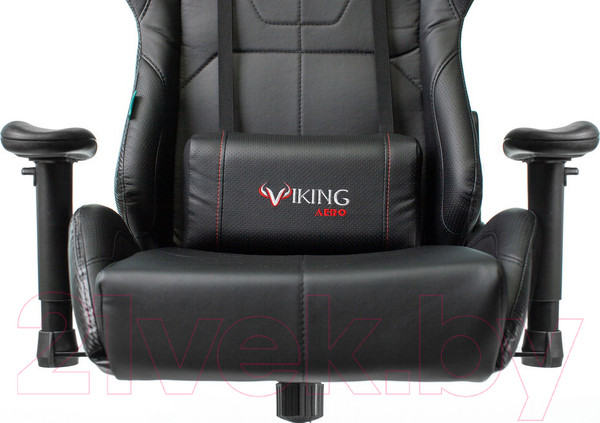 Изображение товара Кресло геймерское Бюрократ Zombie Viking 5 Aero Black Edition (искусственная кожа черный)