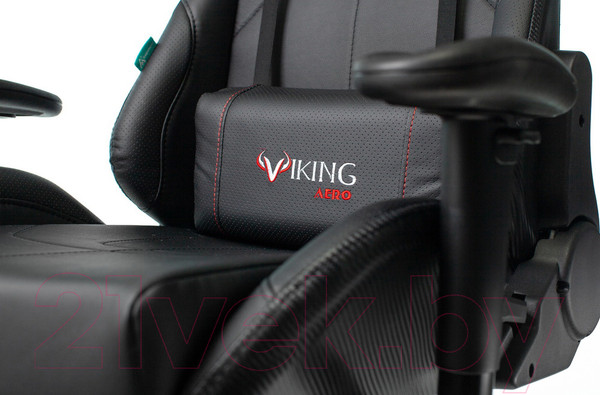 Изображение товара Кресло геймерское Бюрократ Zombie Viking 5 Aero Black Edition (искусственная кожа черный)