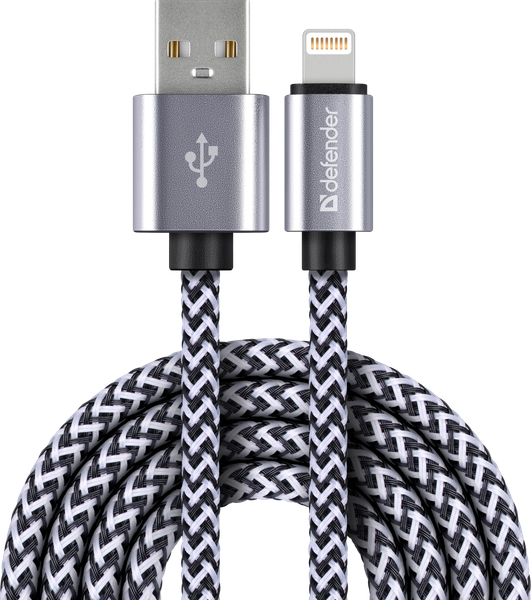 Изображение товара Кабель Defender ACH01-03T PRO / 87809 (1м, белый)
