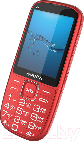 Изображение товара Мобильный телефон Maxvi B9 (красный)