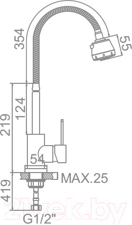 Изображение товара Смеситель Ledeme L74304