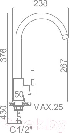 Изображение товара Смеситель Ledeme L74998A-3