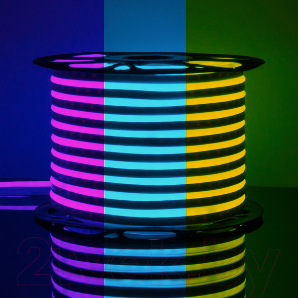 Изображение товара Гибкий неон Elektrostandard LS001 220V RGB 12W 80Led 5050 IP67 (односторонний, 50м)