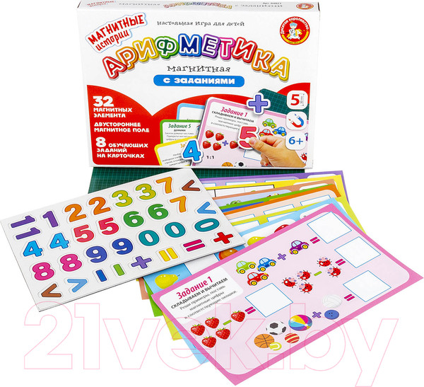 Изображение товара Развивающая игра Десятое королевство Магнитные истории. Арифметика / 4027
