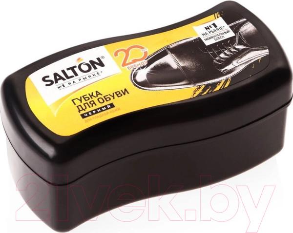 Изображение товара Губка для обуви Salton Волна для гладкой кожи (черный)