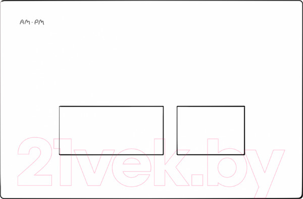 Изображение товара Кнопка для инсталляции AM.PM I047001 (белый)