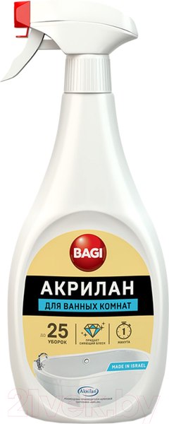 Изображение товара Чистящее средство для ванной комнаты Bagi Акрилан (400мл)