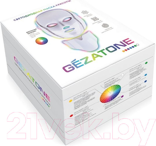 Изображение товара Светодиодная маска для омоложения кожи лица Gezatone m1090 / 1301247